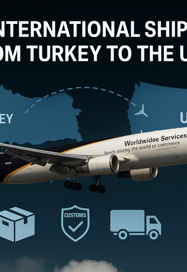 🌍 Why Choose UPS for Turkey–USA Shipping?